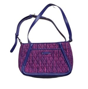 Vera Bradley Trimmed Trapeze Crossbody Purple